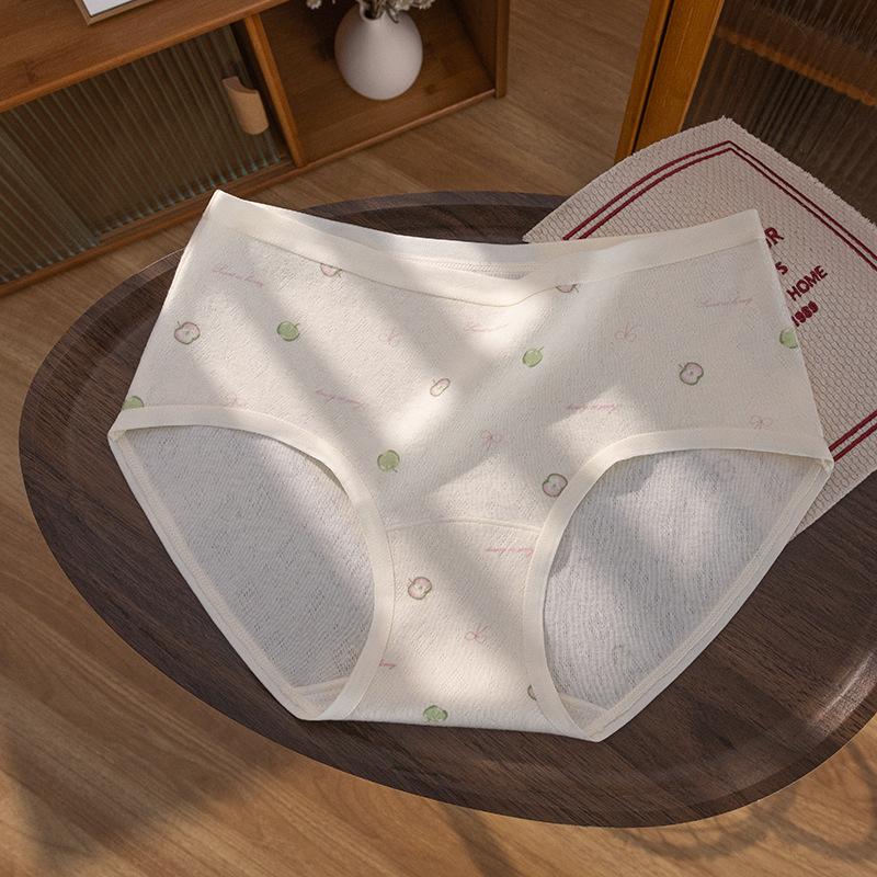 Calcinhas Fofas de Algodão Estampadas para Primavera e Outono 10A Antibacterianas com Cavalo Estendido