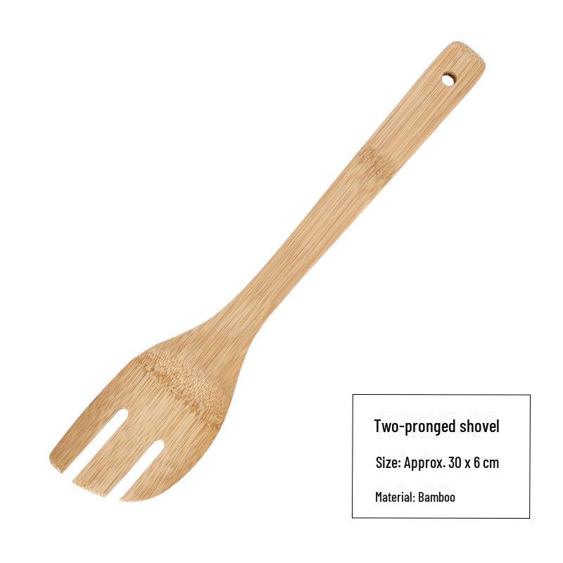 

Набір бамбукових шпателів: Довга ручка, антипригарне покриття, настроюваний логотип, містить ложку для рису.