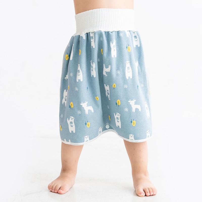 Baby Diaper Waterproof Skirt Infant Leak-Proof Urine Training Pants Cloth Diapers Kids Nappy Sleeping Bed Potty Trainining Items