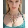 Bohemian Layered Fish Pendant Necklace Colorful Enamel Cute Trendy Adjustable for Teen Girls School Daily Wear