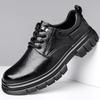Fashion Spring Autumn  British Derby Shoes for Men Cow Leather Fashion Casual Wedding Shoe Male Solid Color Designer Dress Shoes Man