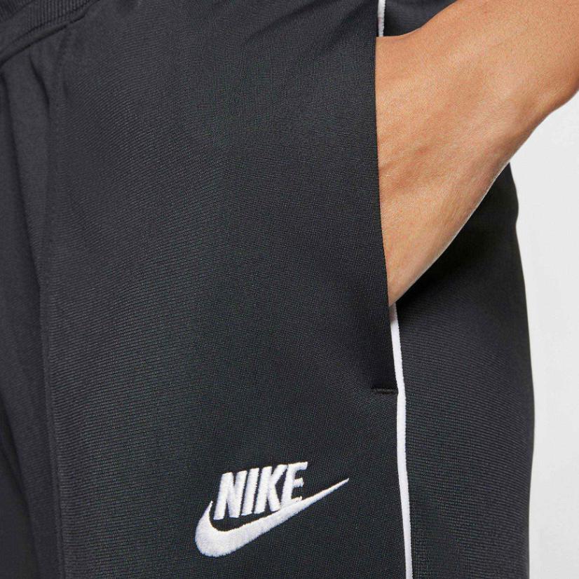 Nike Sportswear Breathable Retro Patchwork Knitted Running Training Pants Women Pants Black CJ2354-010