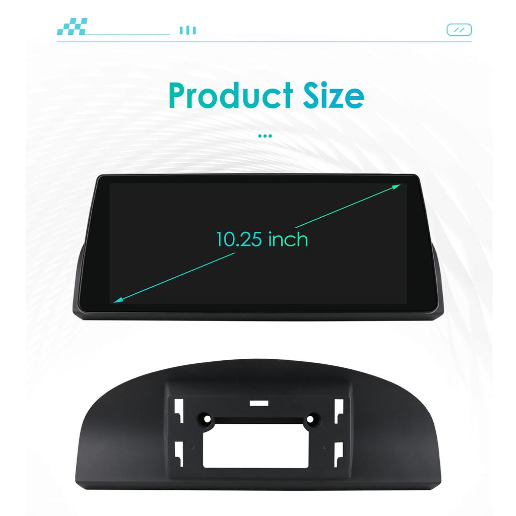 Hizpo 4G LTE 2Din Auto Multimedia Player GPS Navigation Unterstützung DSP Carplay Android Auto für BMW 3er E90 E91 E92 E93(2005-2008)CCC GPS Stereo RDS