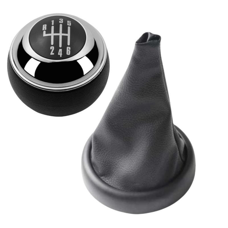 5/6 Speed Car Gear Shift Knob Lever Shifter Pen Leather Gearbox Gaiter Boot Cover Case For BMW Mini Cooper R50 R52 R53 2001-2008