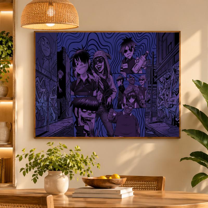 5D Diamond Painting Gorillaz DIY Full Drill Diamond Art Kit Home Decoration