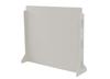 Yamako Pladan Tabletop Partitions with Legs, White, Pack of 4, 5mm Thick, 700mm Wide X 180mm Deep X 600mm High