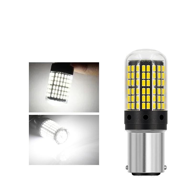 1156 BA15S P21W BAU15S PY21W T20 7440 W21W 1157 P21/5W W21/5W 7443 LED-lampor 3014 144SMD LED CanBus-lampa För blinkerslampa
