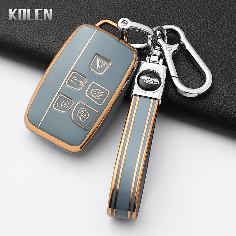 Luxury Car Remote Key Case Cover Shell For Land Rover Range Rover Evoque Sport Freelander Discovery Velar For Jaguar Xe Xf Xj