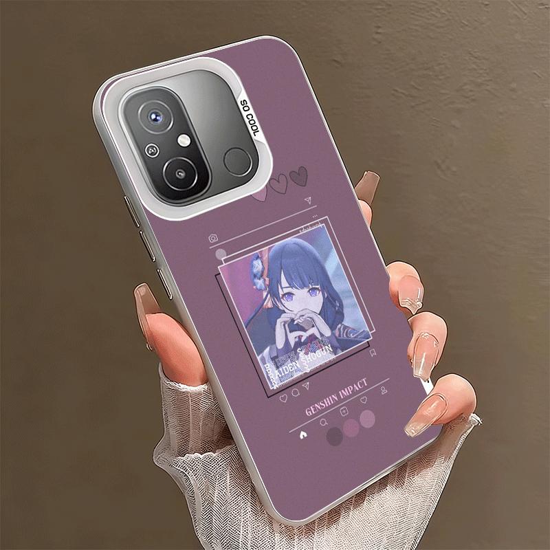 Genshin Impact Einfaches Design Stoßfeste Handyhülle für Xiaomi Poco X7 X6 X5 X3 Pro F7 Ultra M8 Redmi 15C 15 14C 13C 12C 10C 13 1