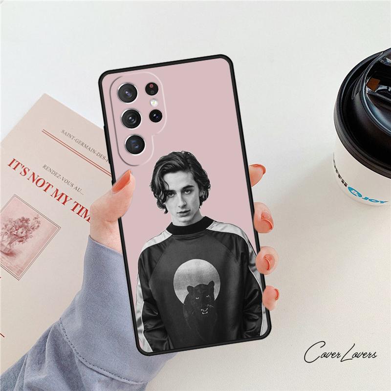 Timothee Chalamet phone case For Samsung Galaxy S24 S25 S23 S22 Ultra Note 10 20 Plus S20 S21 FE Cover