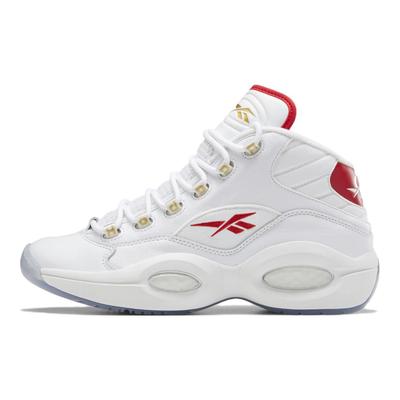 Domanda Media Dr. J Sneakers Unisex Bianco Calzature-Bianco Rosso Vettoriale GX0230