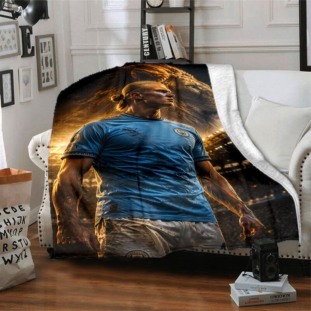Fußball Feier Moment Decke Ultra-Weich Geeignet für Bettwäsche Bett Picknicks für Alle Anlässe Modern Perfektes Geschenk für Verwandte und Freunde