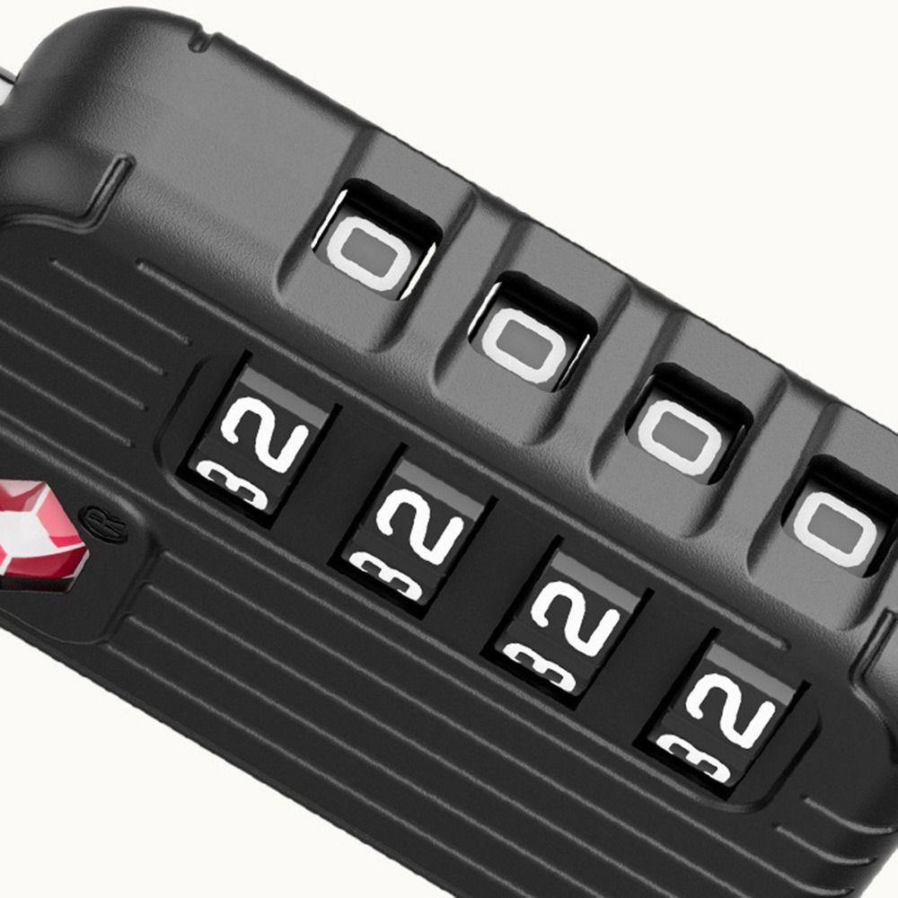 Anti-theft 4 Digit Combination Lock Zinc Alloy Wire Rope Padlock Customs Password Lock  for Travel