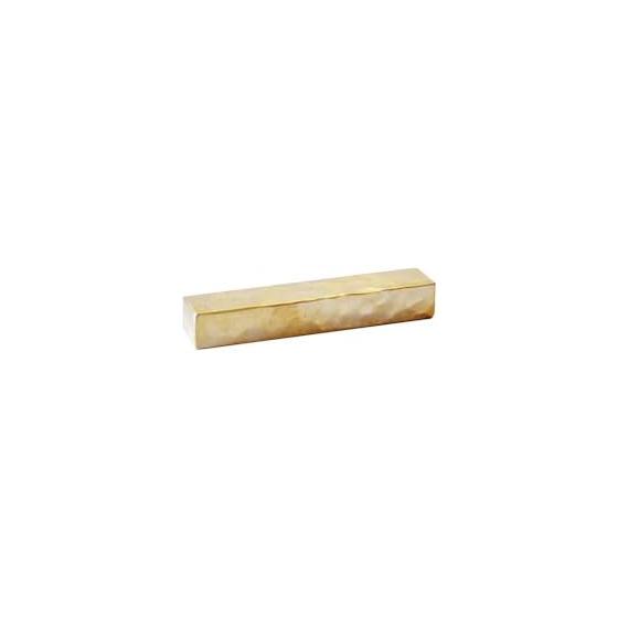 Brass Fava Bean Chopstick Rest, Hand-Hammered, L5cm W1cm H0.8cm, 35g