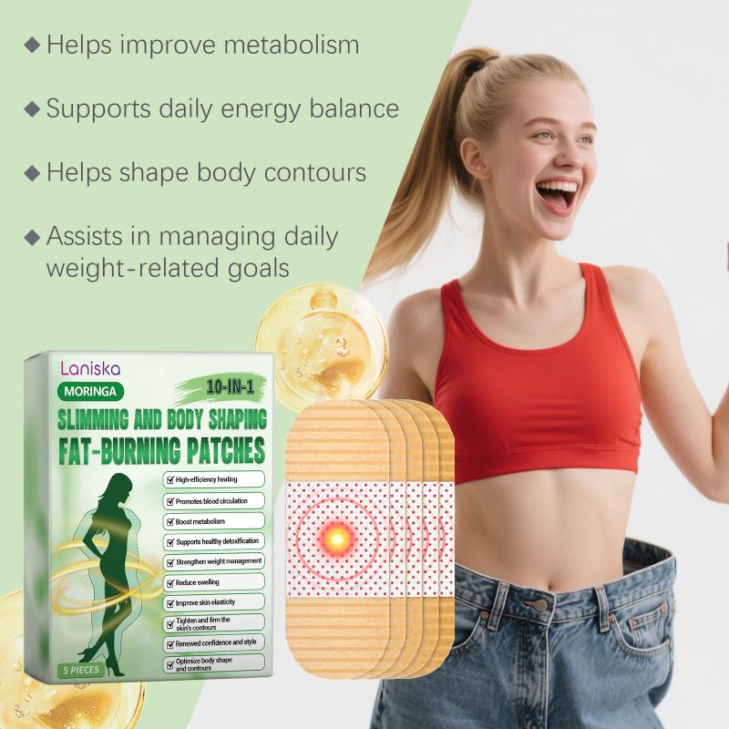 Laniska Fat-Burning Patches Scientific Formulation Skin-Friendly Regulates Appetite & Metabolic Balance Women Men Body Care
