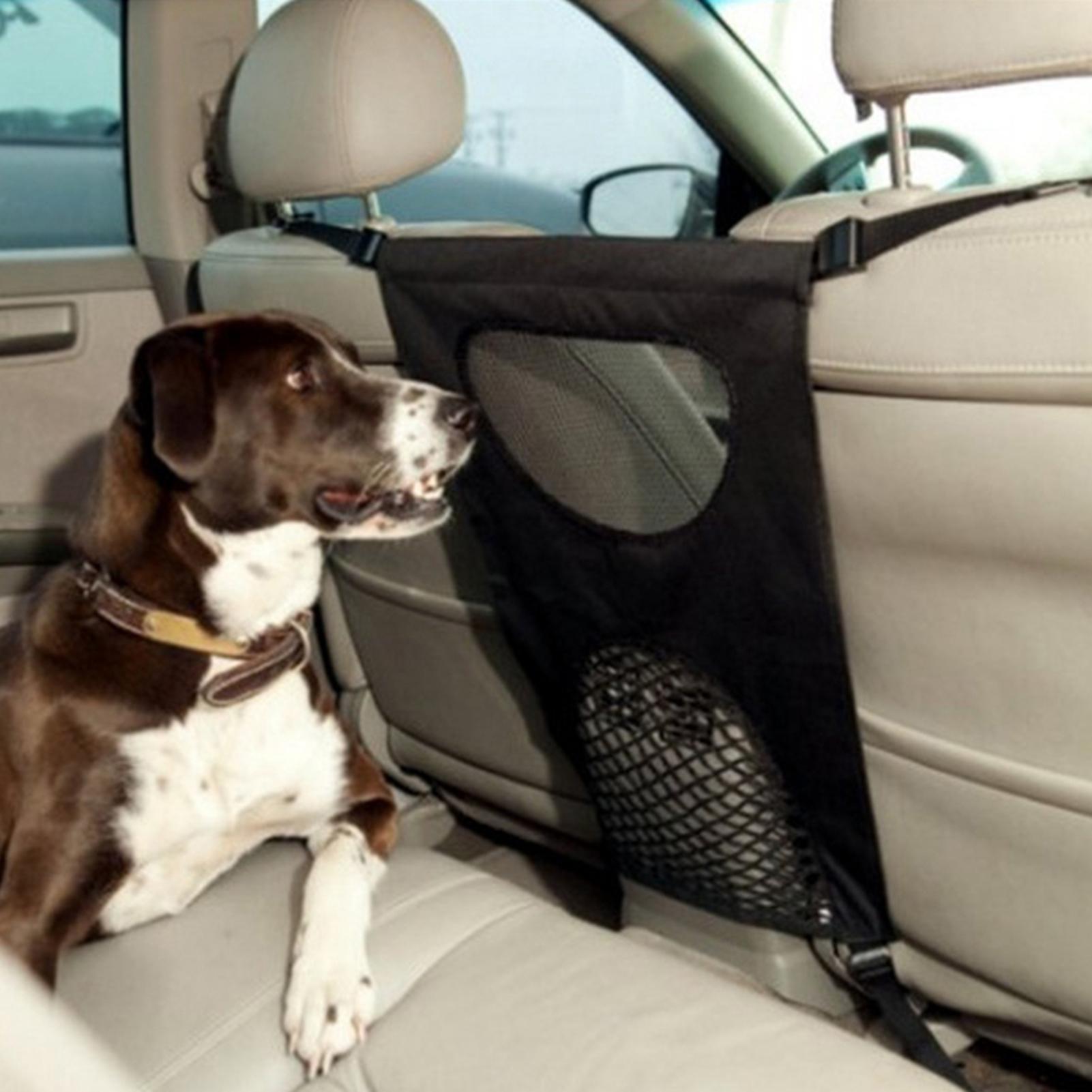 

Dog Car Backseat Barrier Mesh Pet Barrier Vehicle Travel Dog Fence for Safe Driving