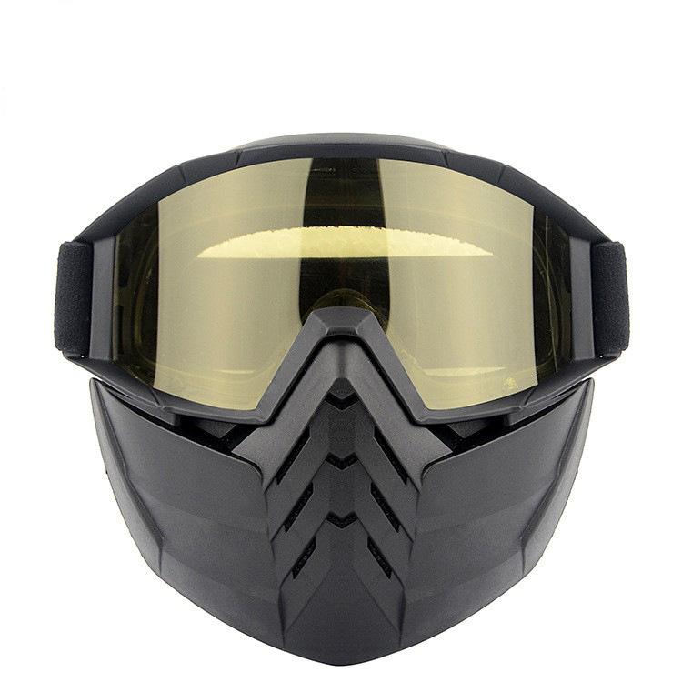 Face Mask, Goggles, Wind and Sand Protection Eyewear, Motorcycle Off-road Helmet, Glasses for Outdoor Sports