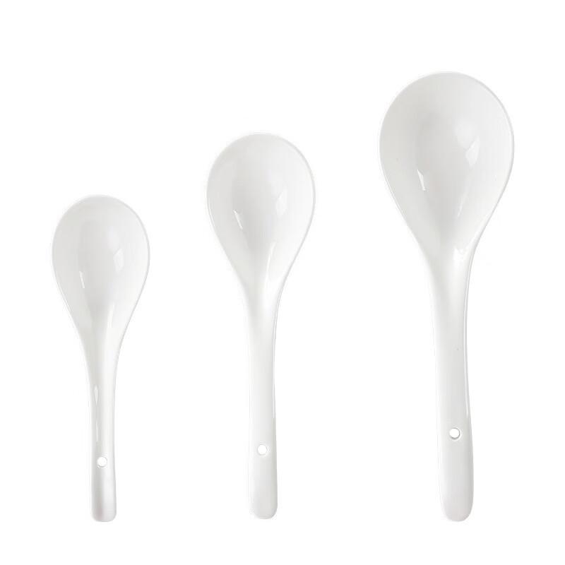 Ru Han Long-Handled Ceramic Soup Spoon