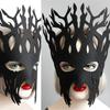 Face Mask Halloween Tree Mask for Kids Women Man Masquerade Party Cosplay Party, Carnivals, Halloween Cosplay Mask  Black