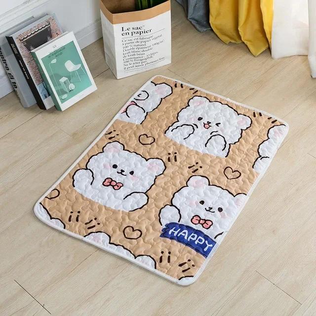 Four Seasons Washable Reusable Pet Mat Multi functional Slip Resistant Soft Pet Sleeping Mat For Dog Indoor Pet Sleeping Supplie