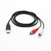 Plug Audio Adapter USB Female to RCA Male Cable Audio Cable Extension Cable Video Extension Cables