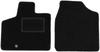 Black Front Floor Mats For: Dodge Caravan IV Minivan (2008-2016)