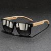 Fashionable Retro Men's and Women's Universal Square Glasses Men's Retro Driving Anti Glare Glasses