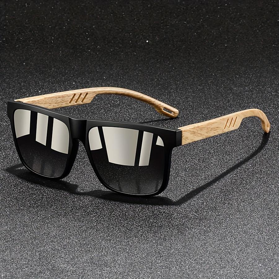 Fashionable Retro Men's and Women's Universal Square Glasses Men's Retro Driving Anti Glare Glasses