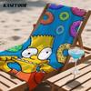 Cartoon character Simpsons Quick Drying Bath Towel Microfiber beach towel light weight swimming camping yoga beach out
