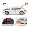 1/24 Porsche Panamera Metal Die-cast Sports Car Model Simulation Sound and Light Sedan Model Can Collect Ornaments for Boys Birthday Gifts