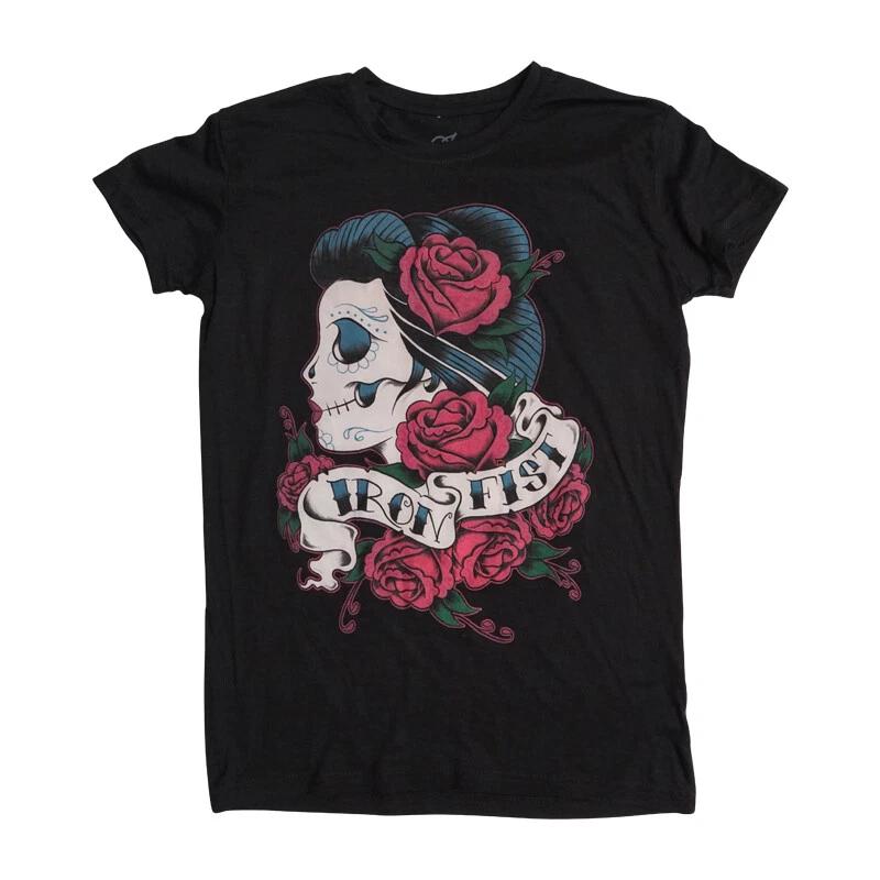 Iron Fist T Shirt Sugar Witch Ladies Black Tee S