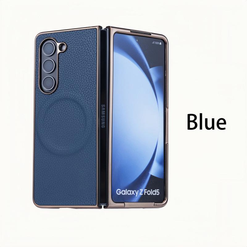 Luxury Lychee Grain Magnetic Phone Case for Samsung Z-Fold 7/6
