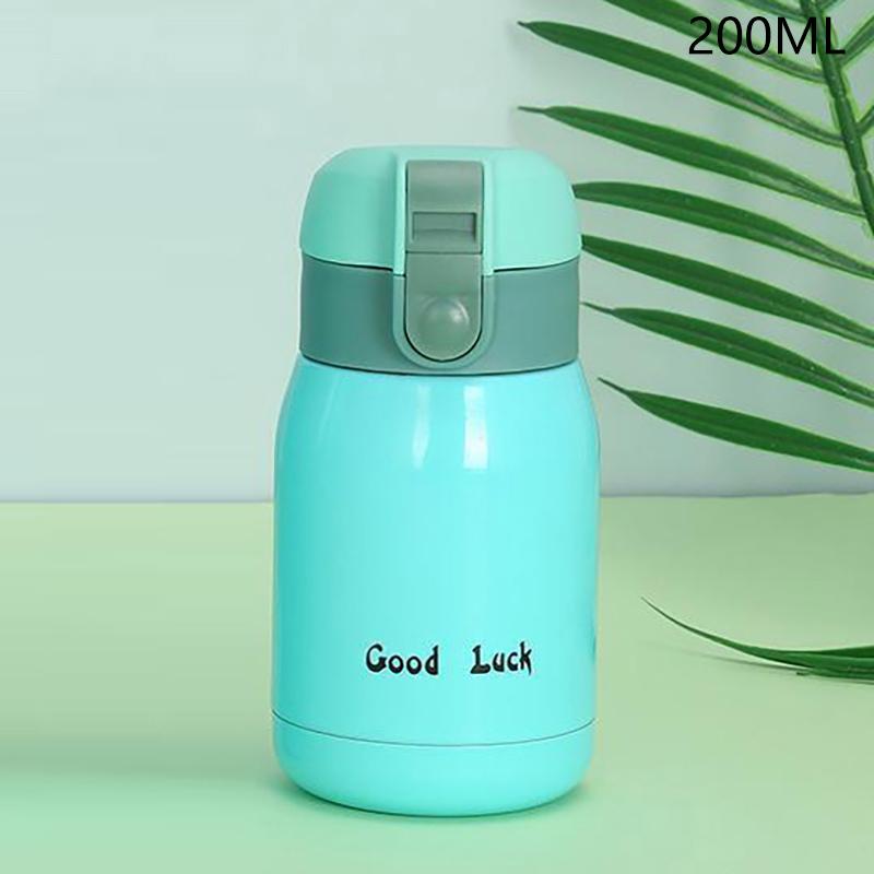 

Мини термос-кружка 200 мл/360 мл карманная кружка из нержавеющей стали термокружка для кофе вакуумная фляга изолированная бутылка для воды детский подарок 200ML синий