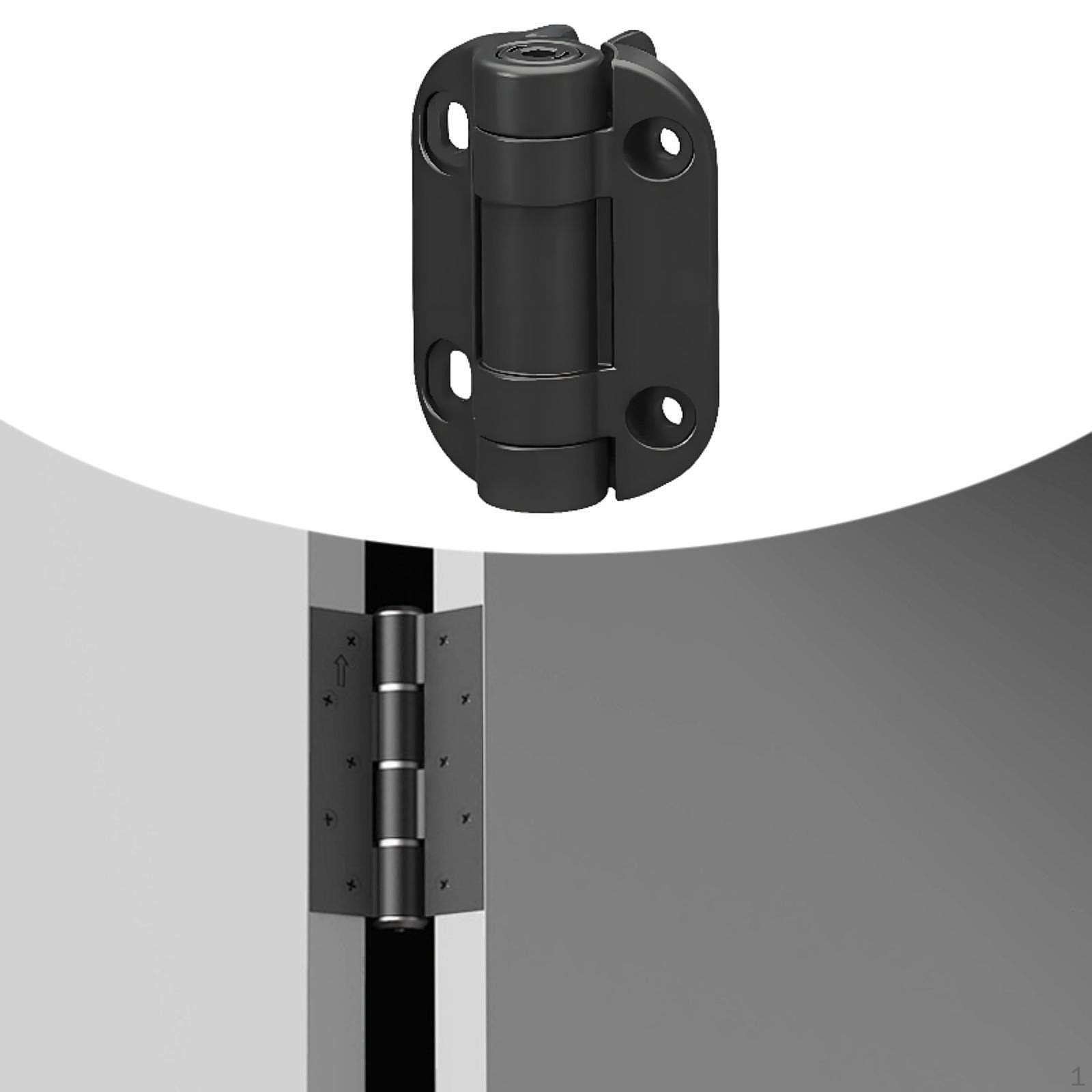 

Fence Door Hinge with Screw Automatic Nylon Quiet Accessories Self Closing Replacement for Garage