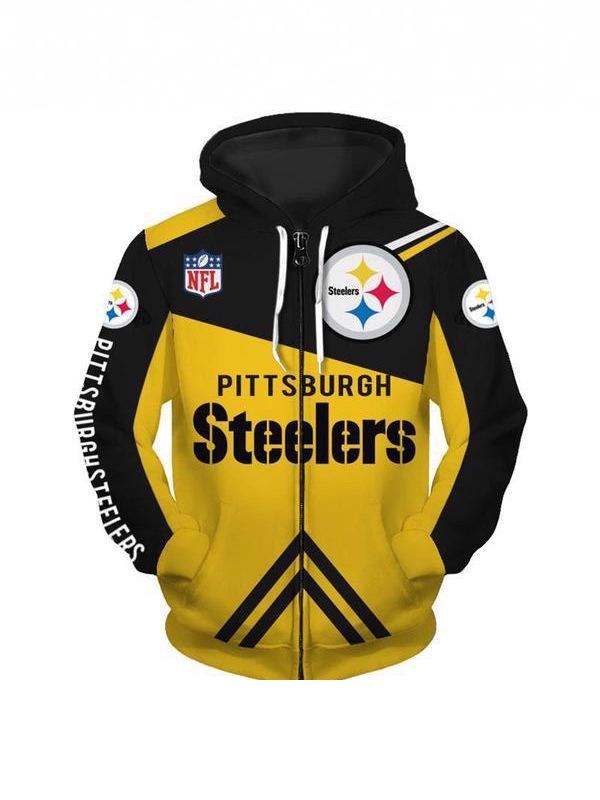 Chaqueta con capucha de otoño multicolor para hombre temática de la NFL