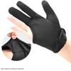 Black Heat Resistant Gloves 3 Finger Protection Mittens New Curling Wand Glove