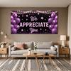 Starry Decoration Appreciation Banner Gratitude Banner Celebration Decoration for Holiday Celebration Corporate Party