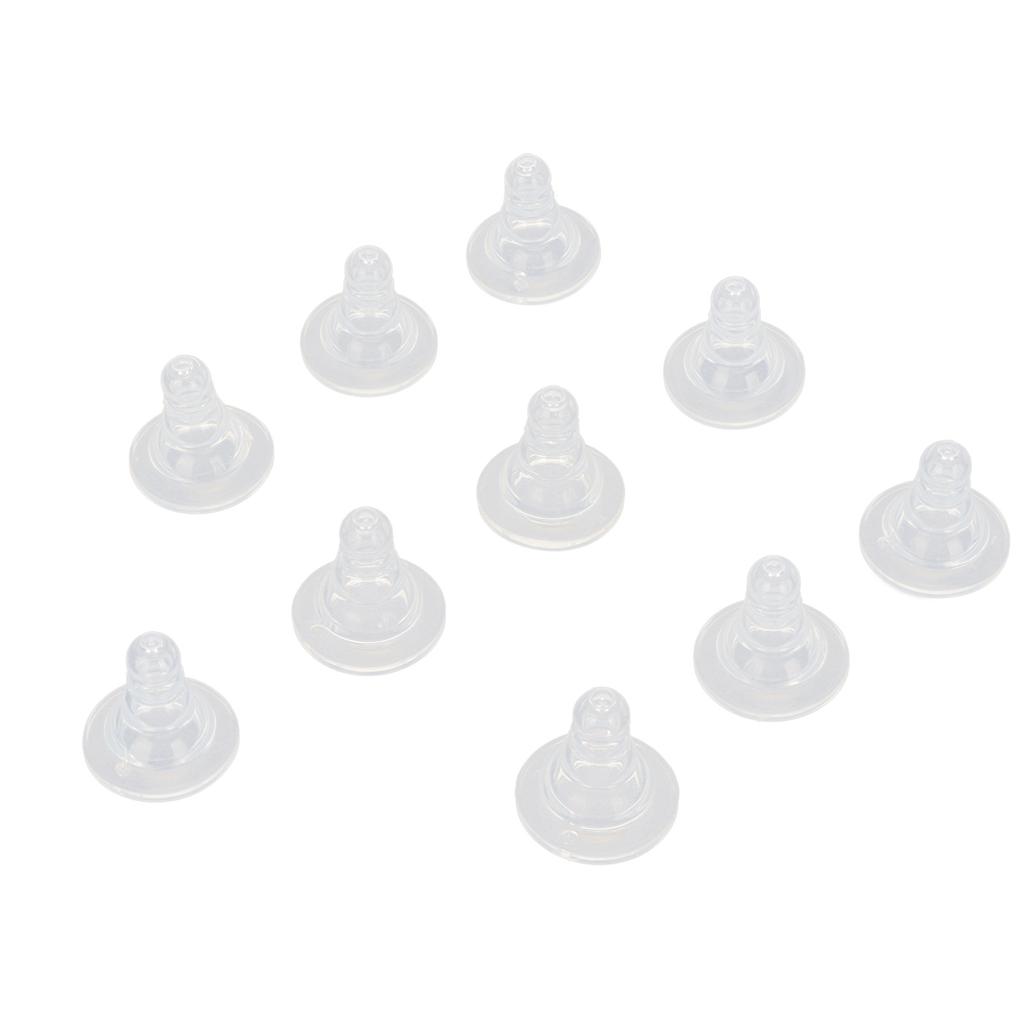 10 Buc. Tetină Alăptare Capră Silicon Moale Îngroșat Tetine Alăptare Miel pentru Porc Oaie Bovine