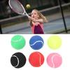 6Pcs Tennis Training Balls Multicolor Cashmere and Rubber Tennis Ball Set for Clubs Youth Training