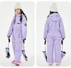 Oddivski Unisex Children's Cartoon Ski Suit - Warm, Waterproof, Windproof One-Piece for Indoor Skiing.