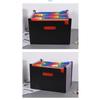 Expanding File Folder 24 Pockets Large Capacity Expanding Document Organizer with Colorful Tabs for Office School