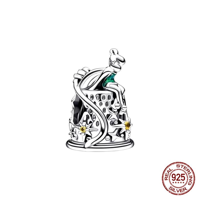 New  Mickey Minnie Beaded Marvel Lron Man Charms Plata De Leyoriginales Fit Bracelet Diy Jewelry Making Women'S Gift