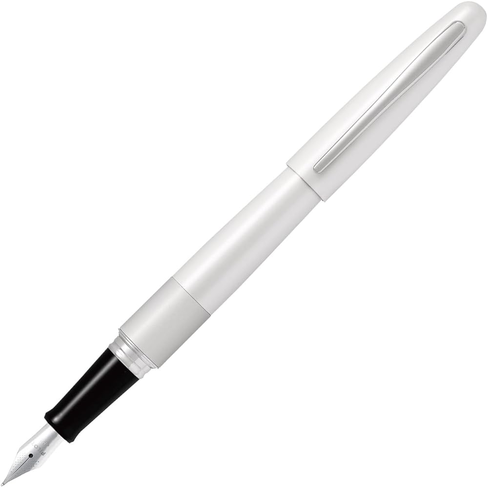 Pilot Cocoon Medium White Fountain Pen FCO3SRWM