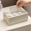 Innovative Brick Design Tissue Holder Multipurpose Desktop Paper Towel Organizer Napkin Dispenser Kitchen Decoration