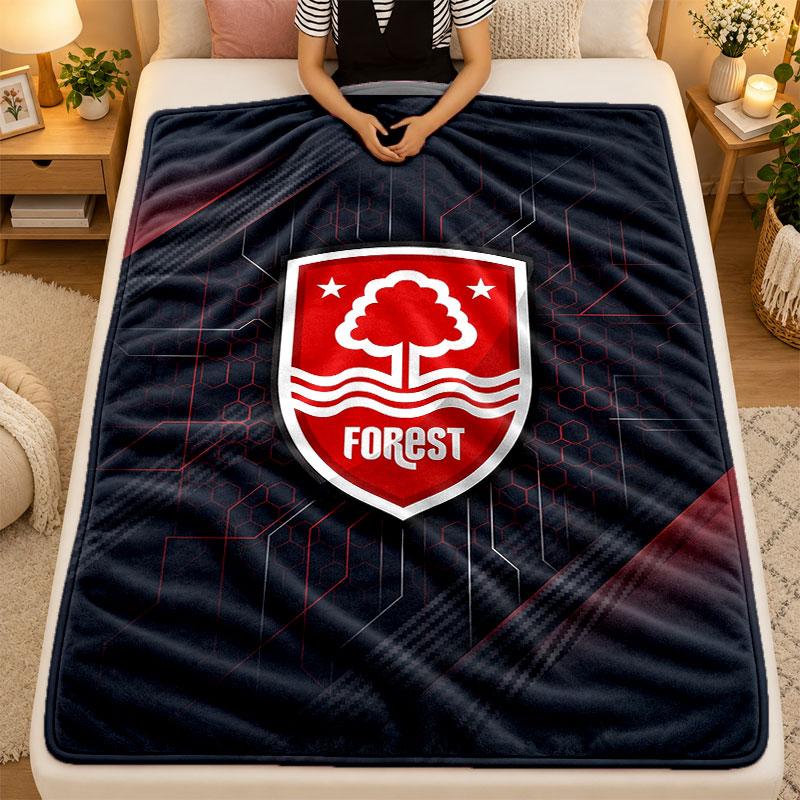 Flannel BlanketNottingham Forest Warm Soft Throw Blanket for Indoor Sofa Bed Living Room Use