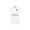 ORIGINALE Short Sleeved Dress Women's White F11W229318FWT