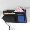 Car Sunshade Glasses, Document & Card Holder Storage Bag