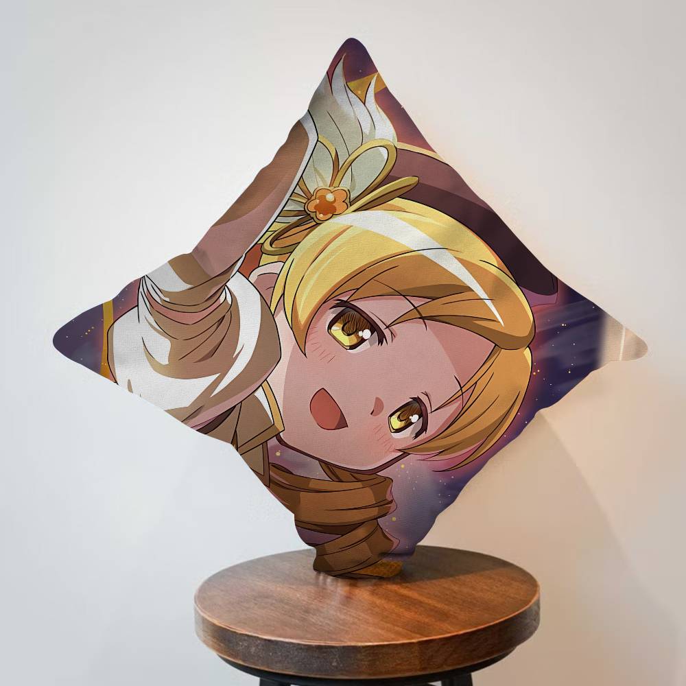 Kawaii Mami Tomoe Pillow Gift Home Office Decoration Pillow Bedroom Sofa Car Cushion CoverPillow Case