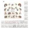 10Pcs Fingernails Decals Stunning Visual Effect Decorative Eco-Friendly Delicate DIY Nail Art Paper Transfer Decal for Manicure Store