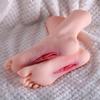 Male Masturbators Cup, Realistic Fetish Foot with Torso and Vaginal, Female Mannequin Foot Male Masturbation Stroker for Man a Pair